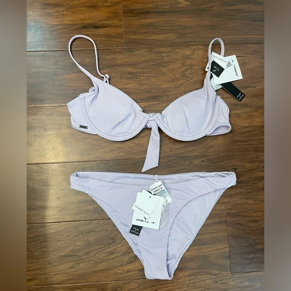 NWT O’Neill Saltwater Solids Seville Bikini Size S